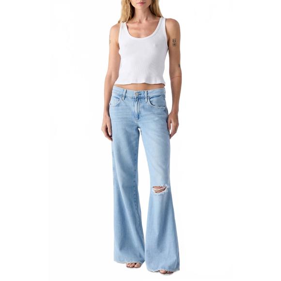 AMO Denim - NEW AMO faith flare jeans in summer crush